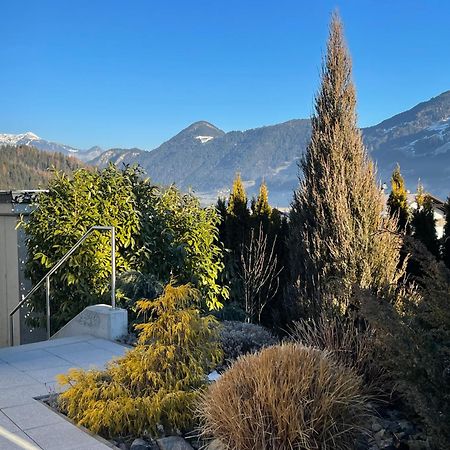 H21 - Modernes Ferienhaus 145Qm, 4Sz, Wellnessbereich Mit Sauna Und Dachterrasse Mit Panoramablick, Kuehlen Und Heizen Mit Geothermie Fügen Exterior foto