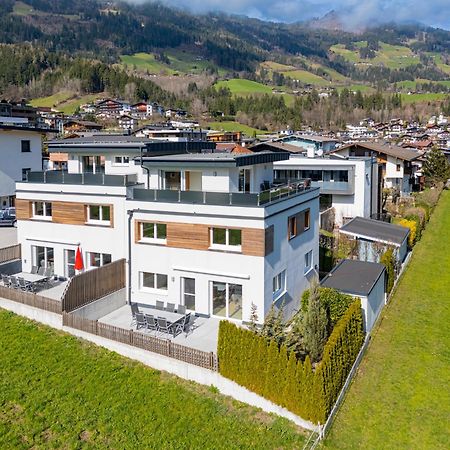 H21 - Modernes Ferienhaus 145Qm, 4Sz, Wellnessbereich Mit Sauna Und Dachterrasse Mit Panoramablick, Kuehlen Und Heizen Mit Geothermie Fügen Exterior foto