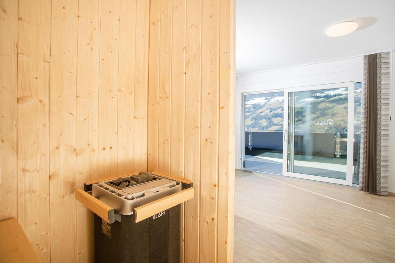 H21 - Modernes Ferienhaus 145Qm, 4Sz, Wellnessbereich Mit Sauna Und Dachterrasse Mit Panoramablick, Kuehlen Und Heizen Mit Geothermie Fügen Exterior foto