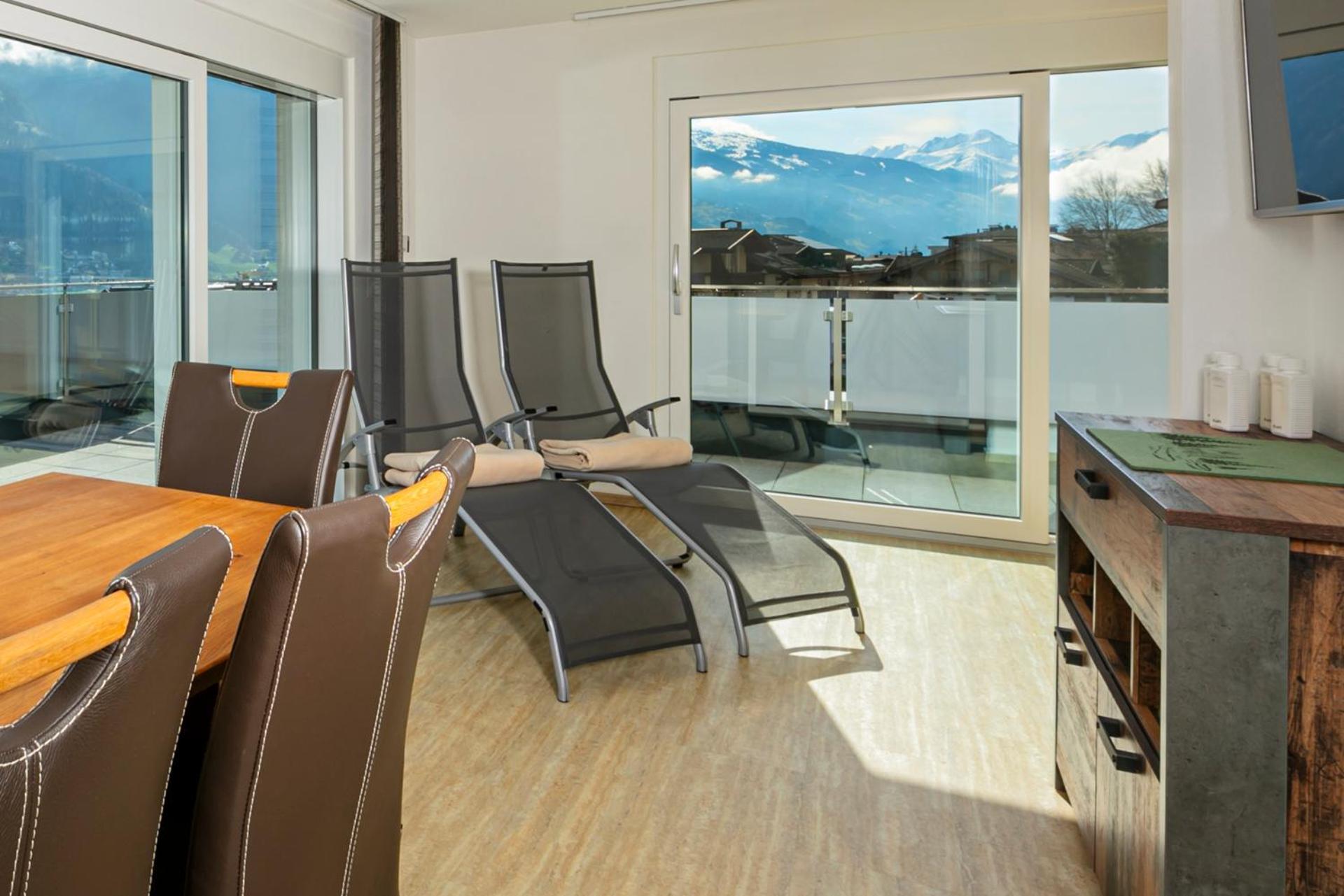H21 - Modernes Ferienhaus 145Qm, 4Sz, Wellnessbereich Mit Sauna Und Dachterrasse Mit Panoramablick, Kuehlen Und Heizen Mit Geothermie Fügen Exterior foto